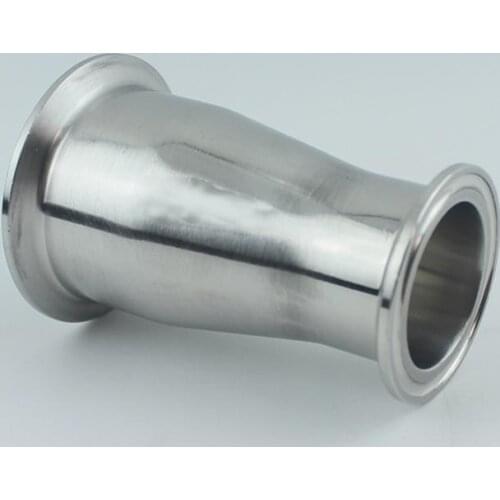 57mm 2.25" to 38mm 1.5" Pipe OD 2.5" to 1.5" Tri Clamp Reducer SUS 316L Stainless Sanitary Pipe Fitting Homebrew