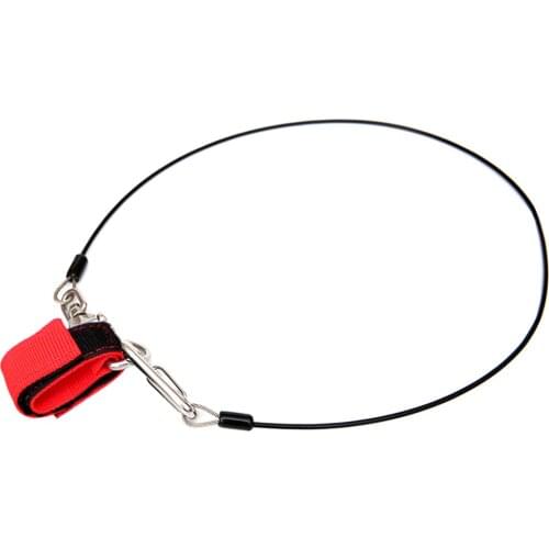 Adjustable Scuba Diving Wrist Strap Lanyard Band Cord with D-Ring Carabiner