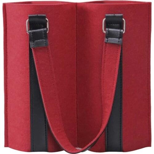 2020 Christmas Wine Bottle Cover Party Organza Wine Bottle Bags With Secure Carry Handle Decoration Home Travelling pretty good