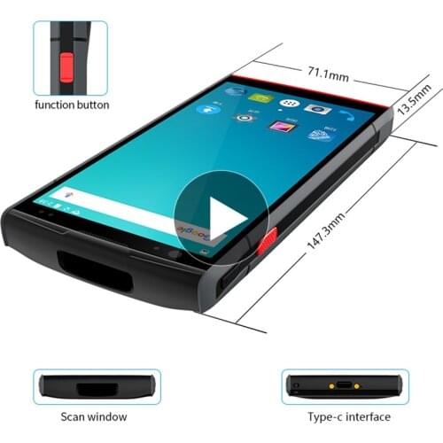 Pda Android 2d Barcode Scanner Module USB Wireless Bluetooth China Pdas Scanner QR Code Barcode Reader Quad Core 2G RAM 16G ROM