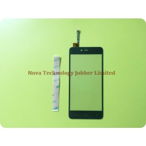 Wyieno Black Sensor Panel Replacement Parts For Highscreen Easy L / Easy L pro Touch Screen Digitizer Glass Touchscreen +track