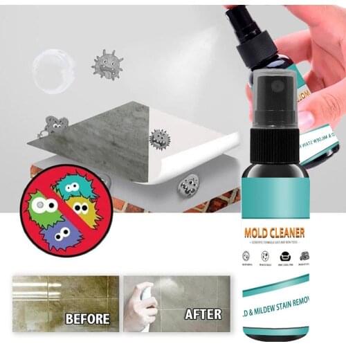 30ml Rapid Mold Removal Spray Bathroom Tile Wall Cleaner Household Cleaning Out Stains Wall Tiles Quickly Remove Home Car Clean