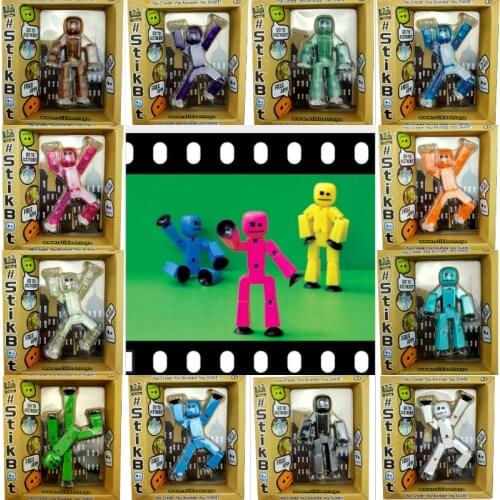 Stikbot puppet sucker doll joint puppet toys freeze animation Action Figure Filming Animation Toys