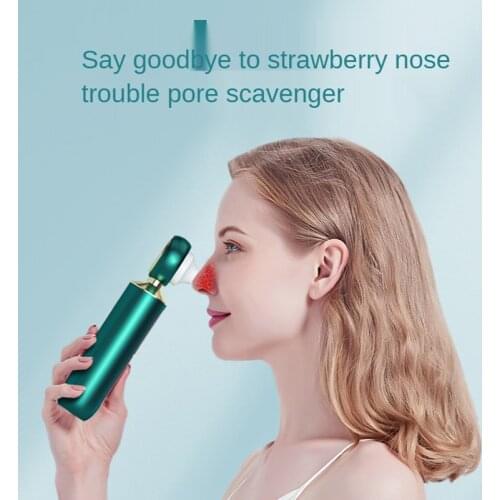 Blackhead Remover Vacuum Pore Cleaner Acne Electric Heating Nose Face Deep Cleansing WIFI Microscope Camera