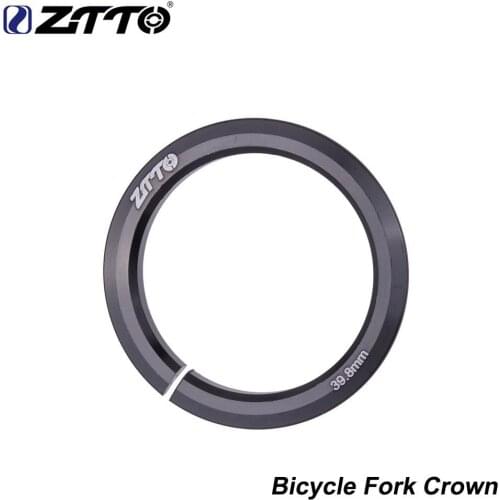 ZTTO Bicycle Tapered Fork Open Crown Aluminum Alloy Headset Base ring Spacer Diameter for 1.5 inch Fork 52mm 54mm