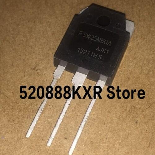 10PCS/ FSW25N50A TO-3P 500V 25A