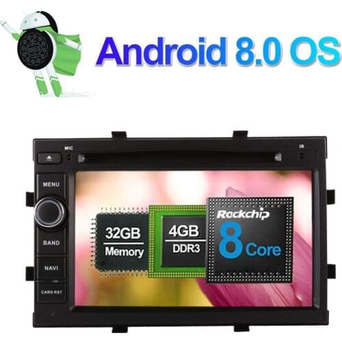 2 Din Android 7.1/8.0 Octa Core 4GB RAM Car Radio Stereo with GPS Navigation For Chverolet Spin 2012- Car DVD Multimedia Player