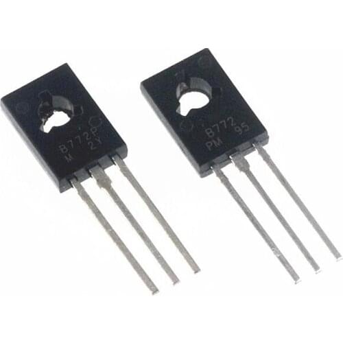 20PCS B772 TO126 2SB772 3A / 40V PNP TO-126 low power transistors new and original