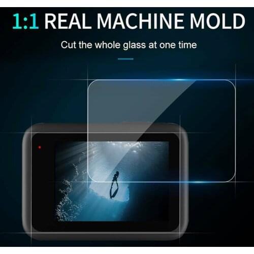 3pcs Tempered Glass Screen Protector Sport Camera Lens Protection Protective Film For GoPro Hero 9 Sports Camera Accessories