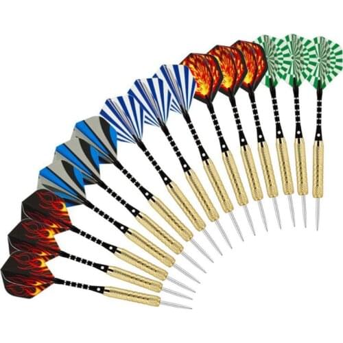 5/15 Pcs 18g Professional Steel Tip Darts Aluminum Shaft Hard Darts with Metal Needle Boutique Dart Set Darts Accessories