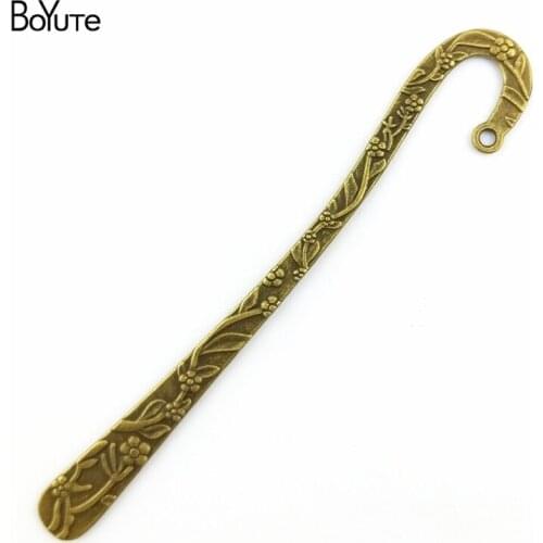 BoYuTe (10 Pieces/Lot) 11*119MM Zinc Alloy Materials Antique Bronze Plated Chinese Style Bookmark Jewelry Accessories Parts