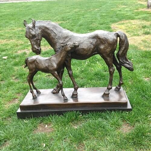 Horse bronze statue animal ornaments crafts Home Furnishing jewelry gifts housewarming opening feng shui ornaments