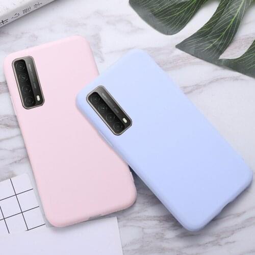 Candy Color For Huawei P smart 2021 Case Shockproof Soft Silicone Cover For P Smart 2021 Phone Cases Huawei P smart 2021 Fundas