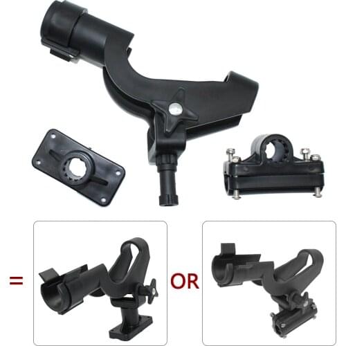 Hyaena RH50 Adjustment Rod Holder Boat Fishing Tools 360 Rotatable Fishing Support Rod Holder Bracket With Screws