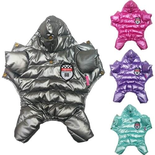 Dog Jumpsuit Winter Dog Clothes Fashion Cat Clothes Puppy Coat Hoodies Clothing Chihuahua Yorkies Pet Dog Jackets For Small Dogs