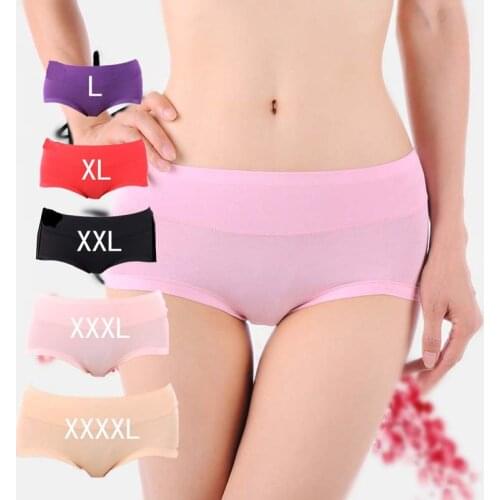 Underwear Women Panties Plus Size Briefs Ladies 5XL Comfort Female Sexy Underwear For Women Tanga Cute Thong G-String Calcinhas