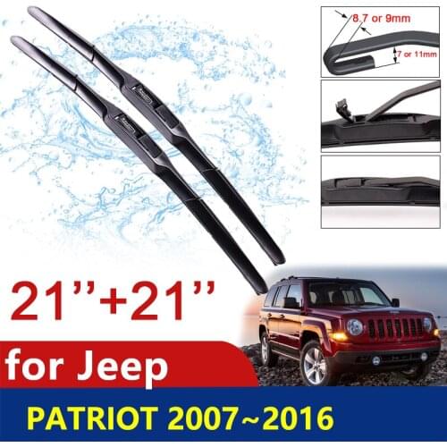 Car Wiper Blades Windshield for Jeep Patriot 2007~2016 Liberty Front Window Windscreen Car Accessories 2008 2009 2010 2014 2015