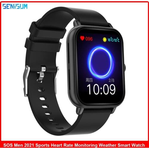 New Fashion Smart Watch Men Bluetooth Call Music Play Heart Rate BP Monitor Women Fitness Tracker SOS Smartwatch For Android IOS