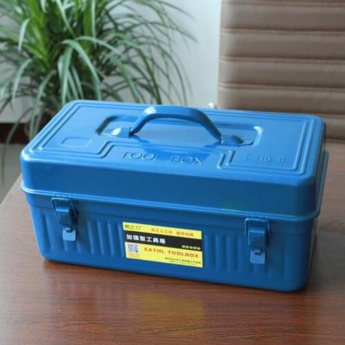 Large Multifunction Tool Box Set Home Metal Tool Box Waterproof Suitcase Storage Box Caja De Herramientas Tool Chest DJ60TB