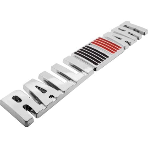 Vehicle Exterior Accessories Ralliart Logo Decal Emblem For Mitsubishi ASX Lancer Pajero Outlander Eclipse Galant Mirage EVO