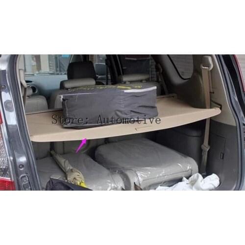 Black, beige) Rear Trunk Security Shield Cargo Cover For TOYOTA LAND CRUISE LC200 FJ200 2010 2011 2012 2013