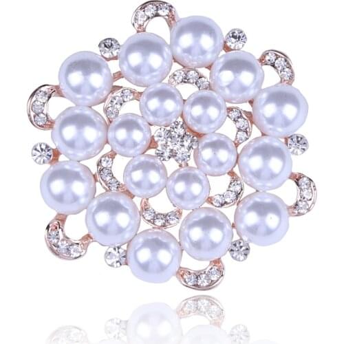 1pcs Japan and South Korea fashion brooch high-grade female luxury sweater pearl brooch for women formal dress Accessories