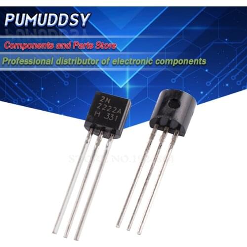 100PCS 2N2222 2N5401 2N3904 2N3906 2N5551 2N2907 TO-92 new and IC