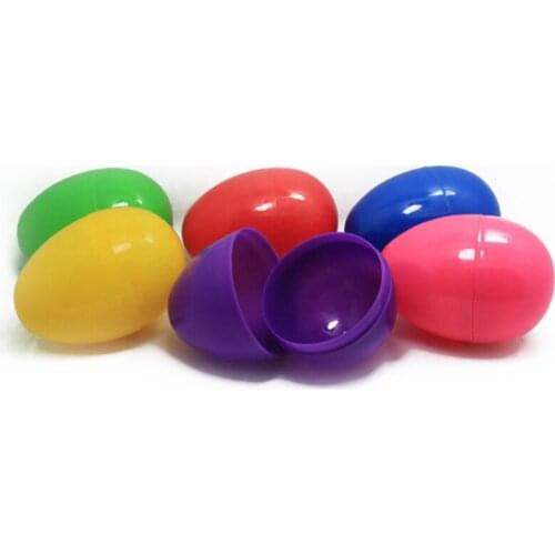 12PCS Easter Plastic DIY Decoration Hunting Game Stuffer Easter Party 6cm Model Building Toys