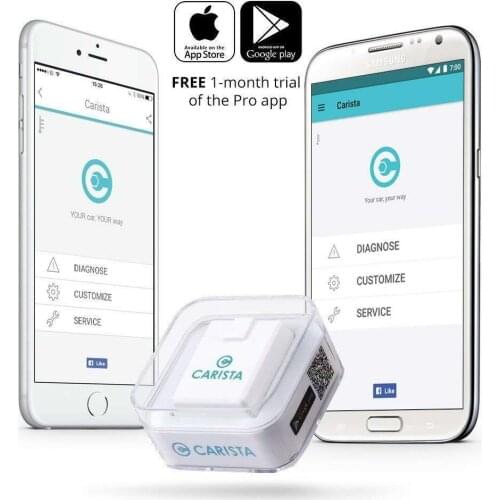 2021 Carista Bluetooth OBD2 Adapter Car Diagnostic Code Reader Fault Tool Android iOS OBD Auto Scanner & App for iPhone/iPad