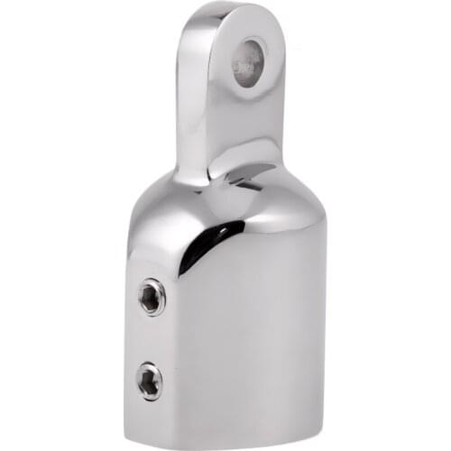 2x Marine Boat Quick Release Deck Hinge Mount + 2x Bimini Top Cover 1'' Eye End Cap