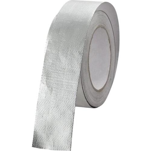 Car Heat Shield Self Adhesive Tape Roll Silver 2"x82' for Pipe Repairing