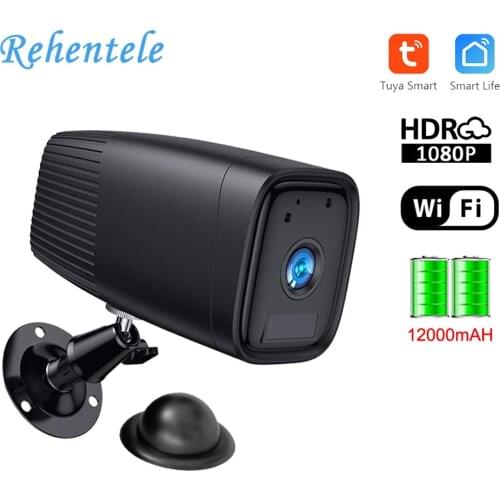 WiFi Camera Battery Powered 2.0MP HD Outdoor Wireless Security IP Camera Surveillance Waterproof Long Standby Work With Tuya APP