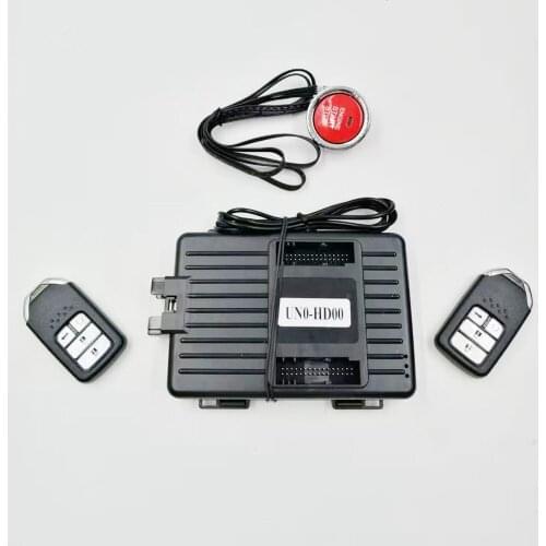 For Honda CIVIC 2012-2019 Car Add Push to Start Stop Remote Start System and Keyless Entry Plug and Play with 2 Remote Key