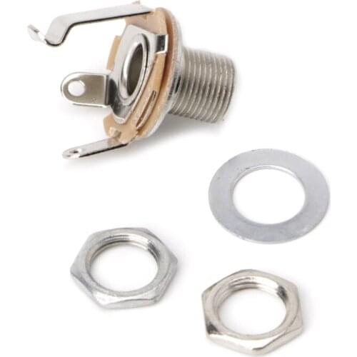 E56D New Selling1/4" Mono Female Input Jack Plug Socket For Electric Guitar Bass