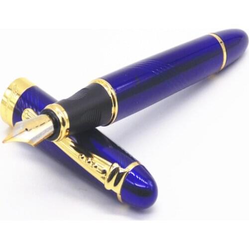 JINHAO X450 Luxurious Spiral Pearl Blue Business Medium Nib fountain Pen New office Business school writing pen