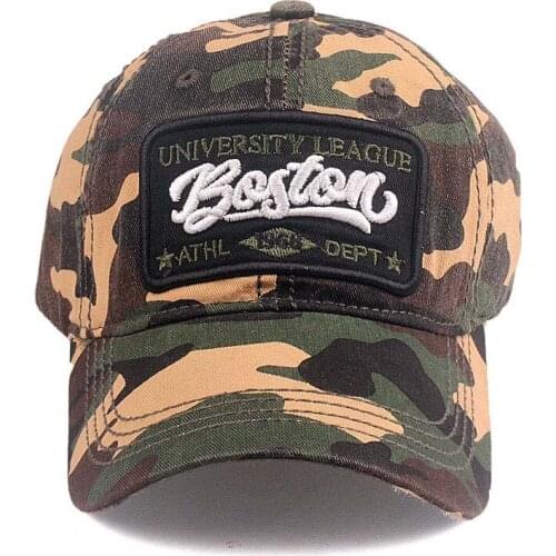 Summer Baseball Caps for Men Women Snapback Hat Letter Boston Embroidery Bone Cap Gorras Casquette Camouflage Hat Gorras Hombre
