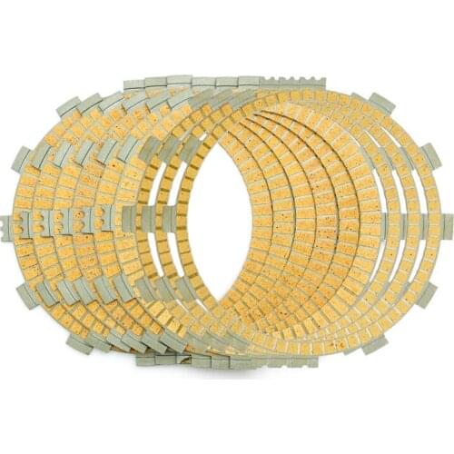 9 pcs Motorcycle Clutch Plates Clutch Friction Plate Kits Set For YAMAHA XV1500PC XV1700AS XV1700ATS XV1700PC XV1700PCM