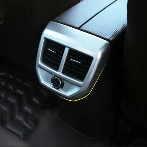 My Good Car ABS Dumb Silver Rear exhaust vent Cover Trim Interior car Styling Accessories For Peugeot 4008 2017 2018