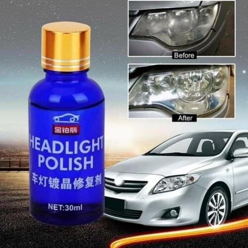 News 30ML Car Headlight Repair Coating Solution Repair Kit Oxidation Rearview Coating Headlight Polishing Anti-scratch Liquid