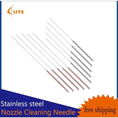 Glite 3D Printer Nozzle Cleaning Tool Kit Stainless Steel Needle Set for MK8 E3D 3D Printing Accessories