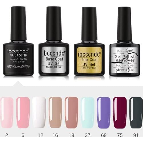 Hot 10ml Nail Polish 9 Colors Soak Off UV Gel Polish Base and Top Burst Magic Nails Remover Nail Lacquer Set Nail Salon Tools