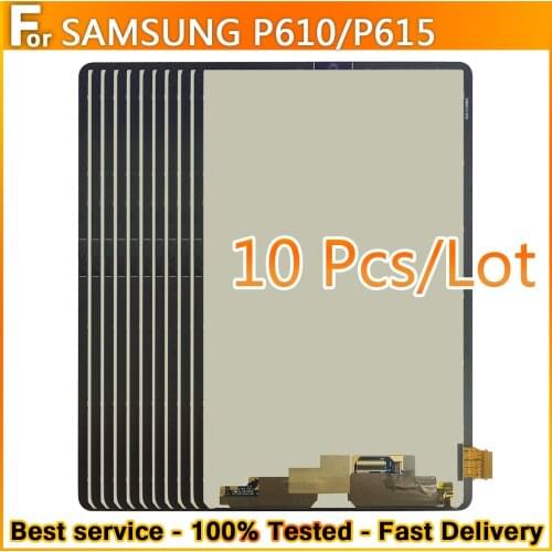 10Pcs Original LCD for Samsung Galaxy Tab S6 Lite 10.4" P610 P615 P615N P617 LCD display touch screen P610 LCD Replacement