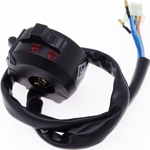 1pc 7/8'' 22mm Motorcycle ATV Handlebar Side Control Switch Turn Signals Lamp High Low Beam Horn Indicator Switch Motor Parts