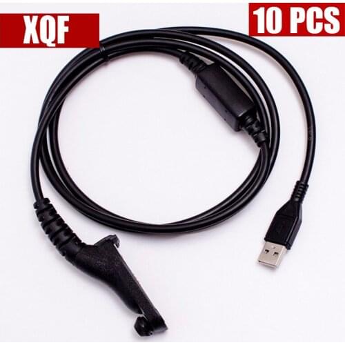 XQF 10PCS USB Programming Cable for Motorola XPR P8260 P8268 P8200 P8208 Two Way Radio