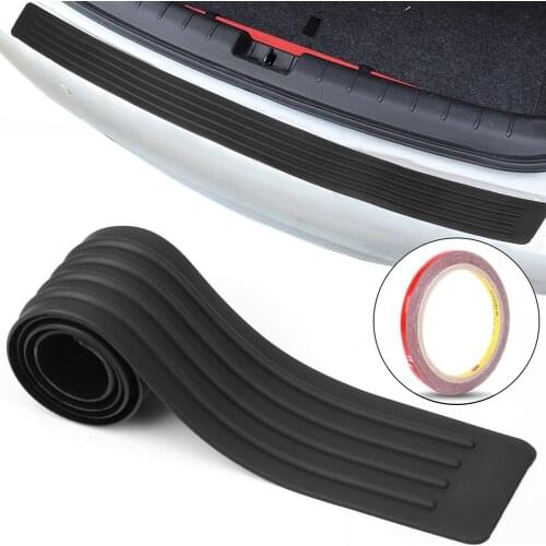 Car Rear Bumper Guard Protector Anti-Collision Patch Anti-Scrape Universal Trunk Door Entry Guards for Most Cars Rubber Non Slip
