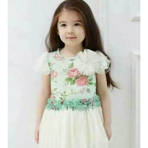 1piece /lot) 100% cotton 2020 New summer baby girl dress