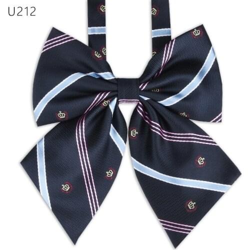 2Pcs Cute Japanese/Korean School Uniform Accessories Bow-knot Tie Girls Lovely Bowties Design Knot Cravat Necktie Adjustable