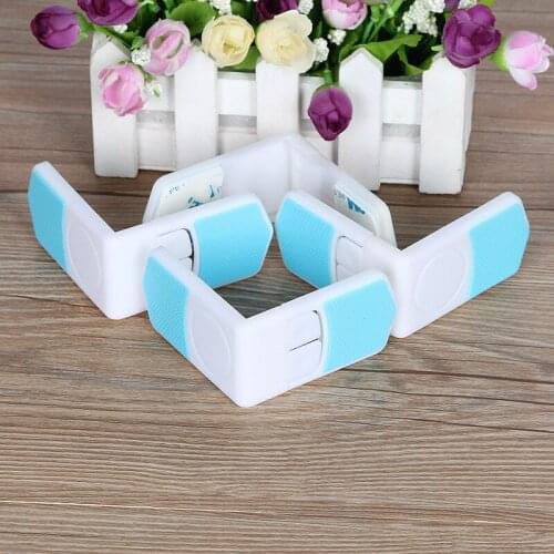 5pcs Plastic Baby Safety Protection From Children In Cabinets Boxes Lock Drawer Door Security Product Kid Safety