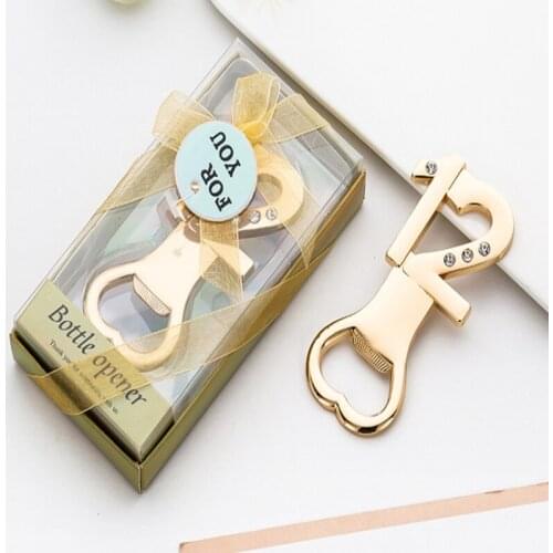 50pcs/lot 12th Design Golden and silver beer bottle opener Number 12 opener for wedding Anniversary Birthday gifts