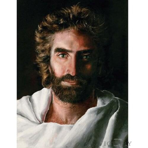 Diamond Painting God Jesus Christ Handmade Diamond Embroidery Portrait Needlework Poster of Rhinestones Home Decor Gift
